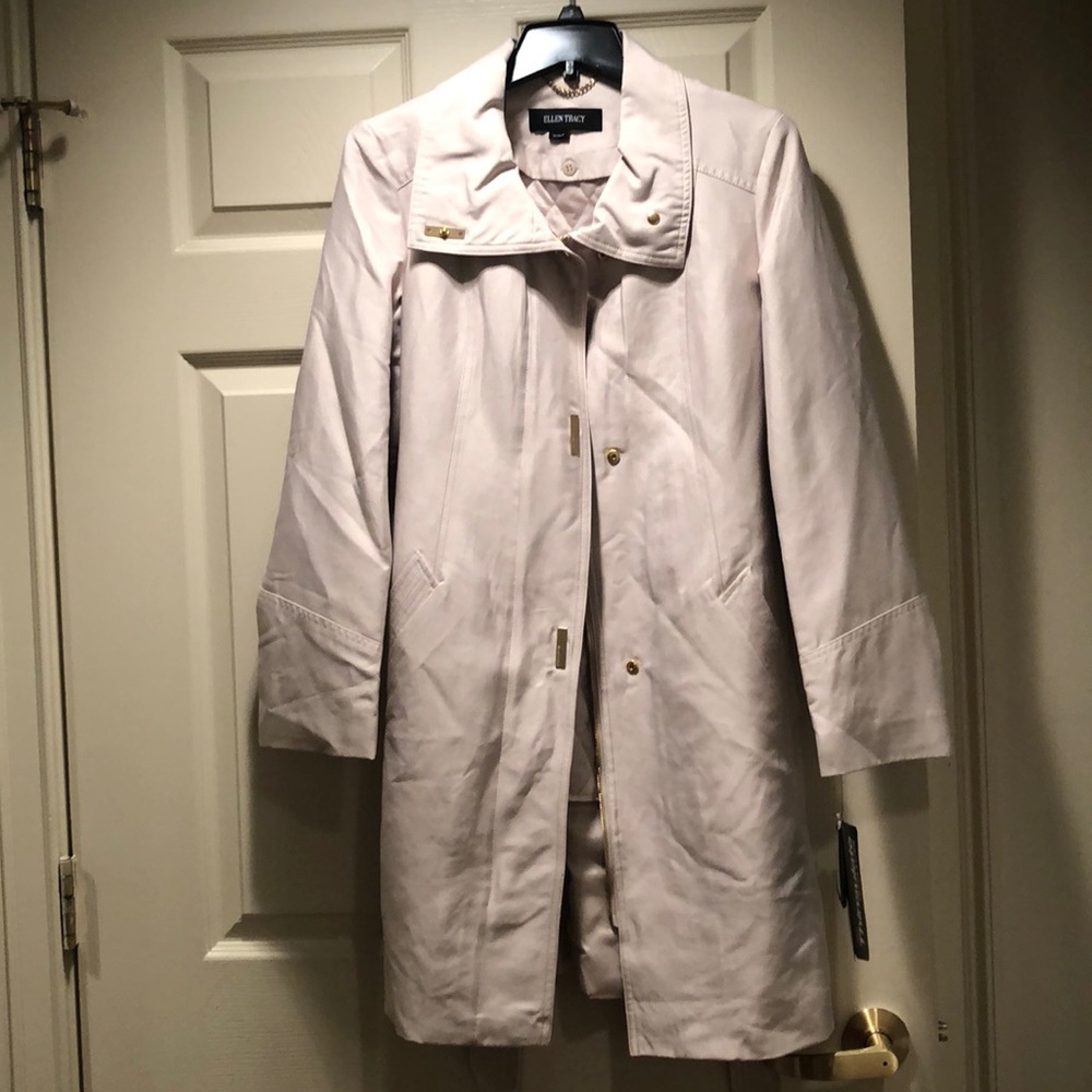 Ellen Tracy thinsulate lined khaki trench coat